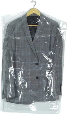 Produktbild von 50 Stück Transparente Plastik kleidersäcke 60×90 cm Hängende Kleidung Staubdicht Schutzbezüge für Zuhause Aufbewahrung von Kleidung und Trockenreinigung.