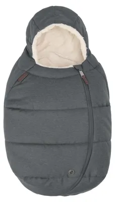 Produktbild von Maxi-Cosi Fußsack für Babyschalen, weiche robuste Stoffe, waschmaschinenfest, für alle Maxi-Cosi Babyschalen geeignet, Twillic Graphite
