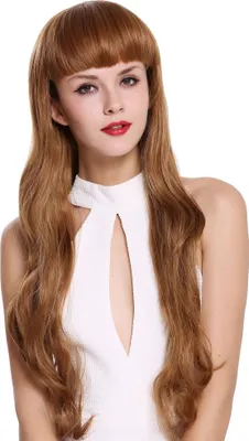 Produktbild von WIG ME UP Perücke Lang Gewellt Pony Blond Mix 6029-201