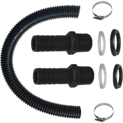 Produktbild von Regensammler Verbindungsset für Regentonnen 25mm 100cm Schlauch