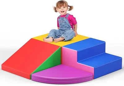 Imagen del producto de Bloques de construcción de espuma de 4 piezas, bloques de espuma no tóxicos para escalar