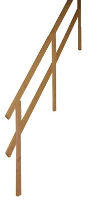 Produktbild von Treppengeländer Modell Rhodos 1/4 Gewendelt Buche-Holzgeländer-Rechts