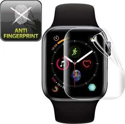 Produktbild von 6x Displayschutzfolie für Apple Watch 4 & 5 40mm FULL COVER Displayfolie MATT