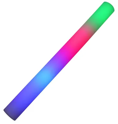 Produktbild von LED Schaumstoffstab Leuchtstab Lichtschwert Party Fest Kinder Schaumstoffschwert 47 cm Batterien inklusive