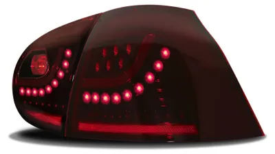 Produktbild von Original JOM LED Rückleuchten Dunkelrot Smoke SET für VW Golf 5 V MK5 Limo