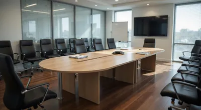 Produktbild von Großer Konferenztisch Ovaler Besprechungstisch Büro Modern