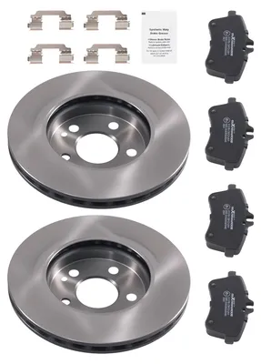 Produktbild von 2xBremsscheiben 4xBremsbeläge Vorne For Mercedes W169 B-Klasse W245 Alle Modelle