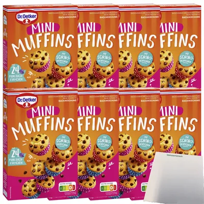 Produktbild von Oetker Mini Muffins VPE (8x280g Packung) + usy Block