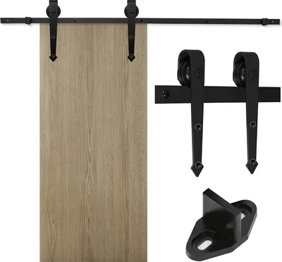 Obrázok produktu pre Systém posuvných dverí Jiubiaz Floor Guide Roller Track Posuvné dvere Fitting-Arrow-183cm