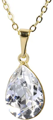 Image de Élégant collier pour femmes en cristal de poire