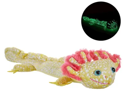 Imagen del producto de Wild Republic, juguete axolote amarillo/rosa, 30 cm