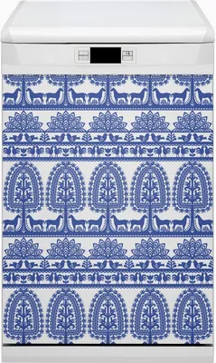 Obrázok produktu pre Magnetická fólia na magnety do umývačky riadu Magnet do umývačky riadu 45x80 cm dekor - Papier Kurpie