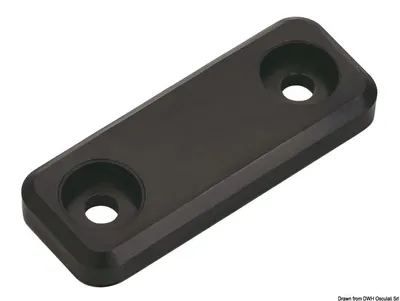 Obrázok produktu pre Magnetický zips, plochá montáž, čierny, Osculati 38.107.43