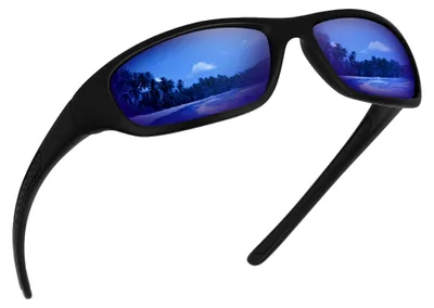 Produktbild von Polarisierte Sportsonnenbrille für Herren mit UV 400 Schutz für Autofahren, Laufen, Radfahren und Golf