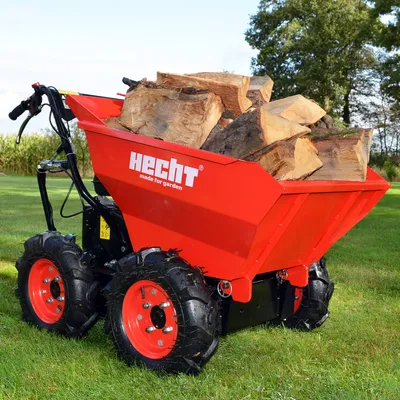 Produktbild von HECHT 2636 Motorschubkarre | Mini Dumper | 300 kg | Kippfunktion | Allrad | 4 Gänge | 6,5 PS