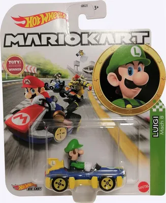 Obrázek produktu pro Hot Wheels Mario Kart GBG27, Motokára, 3 rok/roky, Plast, Kov, Vícebarevný