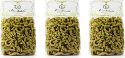 Produktbild von 3x Brontedolci Casarecce al Pistacchio Hartweizengrieß Pasta Pistazienpaste 500g
