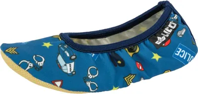 Produktbild von LICO Kinder Gymnastikslipper  blau mit Polizei-Motiven 26