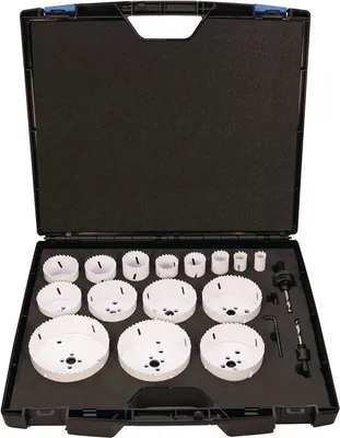 Produktbild von Lochsägensatz 17-tlg.19-114mm Schnitt-T.38mm Bi-Metall PROMAT