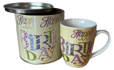 Produktbild von 060 Tasse, Motivtasse "Happy Birthday"