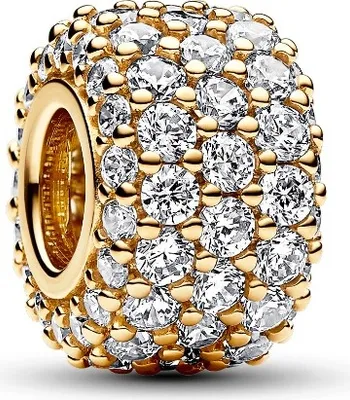 Produktbild von Pandora Funkelndes Dreireihiges Pavé-Charm 762820C01 Anhänger