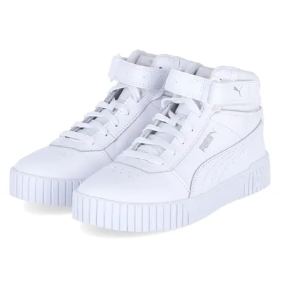 Produktbild von Puma High Sneaker CARINA 2.0 Kinder Leder und Synthetik Weiß Größe: 41/2