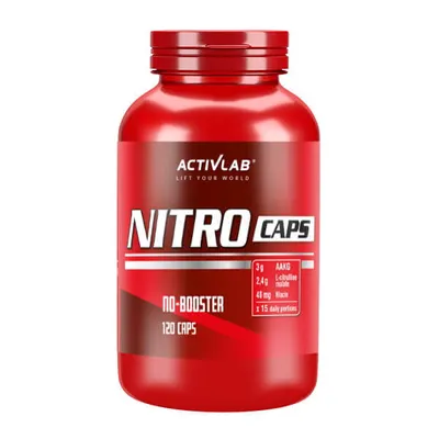 Obrázek produktu pro Activlab Nitro kapsle, 120ks - Výkonný doplněk pro zvýšení energie a výkonu
