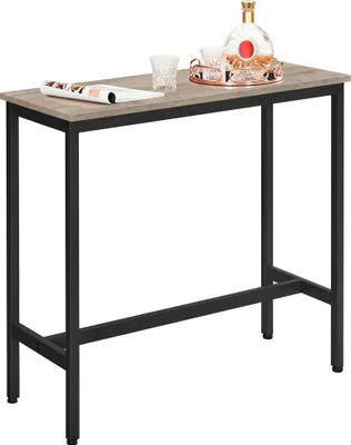 Produktbild von VASAGLE Bartisch Küchentisch Bistrotisch, Stehtisch, 100x40x90cm/120x40x100 cm,10+12X