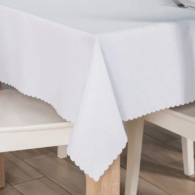 Obrázek produktu pro Ubrus na stůl - voděodolný MIJA bílá, různé rozměry Mybesthome Rozměr: 140x300 cm