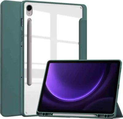 Productafbeelding van imoshion Trifold Hardcase Bookcase voor de Samsung Galaxy Tab S10 Lite / S9 11.0 inch / Tab S10 FE / S9 FE 10.9 inch - Groen