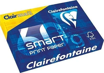 Produktbild von Clairefontaine smart Print Paper Clairmail DIN-A3 60g/m² 500 Blatt
