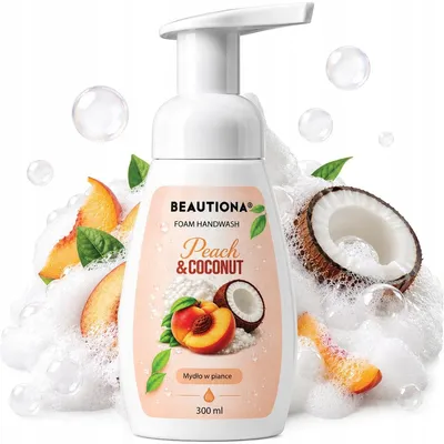Obrázek produktu pro Beautiona pěnové mýdlo na ruce broskev a kokos 300 ml