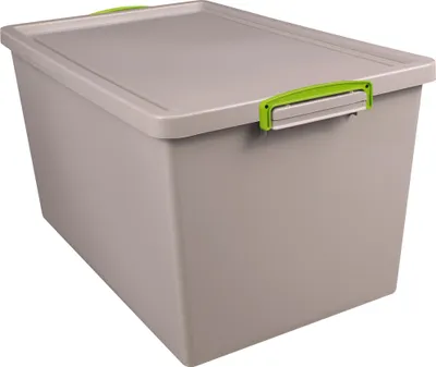 Image de Really Useful Box Boîte de rangement 83-NST-RDG 83l emboîtable grise