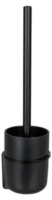 Zdjęcie produktu dla WENKO Turbo-Loc WC-Garnitur Carpino in Schwarz 9,5 x 35 x 10 cm