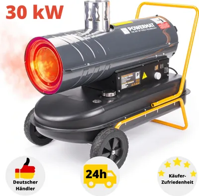 Zdjęcie produktu dla Pistolet grzewczy Nagrzewnica budowlana Nagrzewnica Diesel Nagrzewnica Wentylator Nagrzewnica olejowa 30kW z rurą wydechową