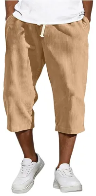 Productafbeelding van Heren Casual Capri Shorts van Corduroy