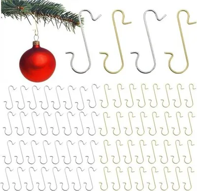 Produktbild von Weihnachtsschmuck Haken Kerstbaum silber 150 Stück