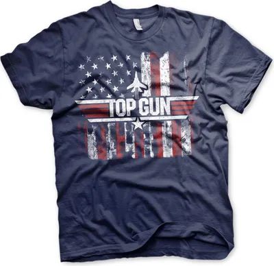 Produktbild von Top Gun - America T-Shirt - Small - Navy