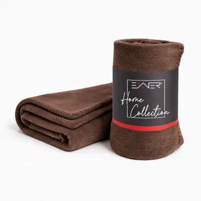 Produktbild von Polar Fleecedecke toffee 130 x 160 cm : toffee : 100% Polyester fleece