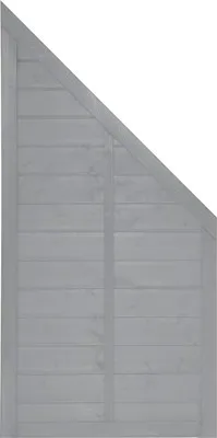 Produktbild von Zaun Abschlusselement Konsta Venga rechts 90 x 180/90 cm basaltgrau