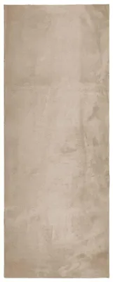 Produktbild von vidaXL Teppich HUARTE Kurzflor Weich und Waschbar Sandfarben 80x200 cm