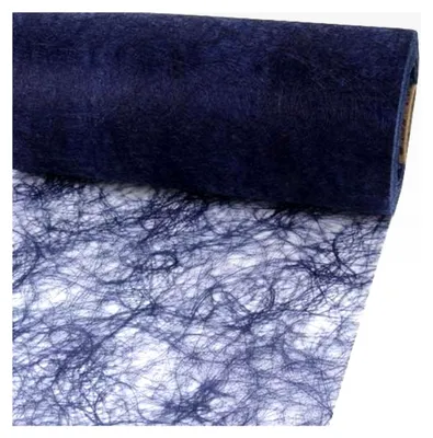 Produktbild von 25m Sizoflor ® Original Tischband Tischläufer 20cm, Farbe: dunkelblau