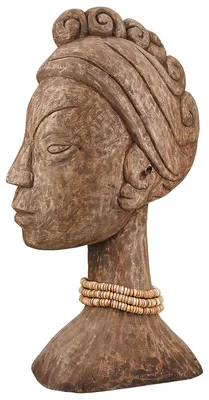 Immagine prodotto di Gilde Skulptur, Frau, "African Lady", Mangoholz, braun, naturfarben, VE 1, L. 10 cm, B. 27 cm, H. 49 cm 55598 4063387555989