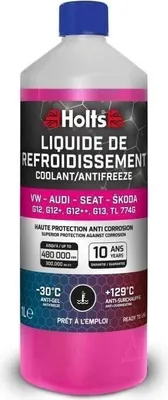 Produktbild von Kühlmittel HOLTS, VW-AUDI-SEAT-SKODA, G12 G12+ G12++ G13, TL 774G, 1 Liter