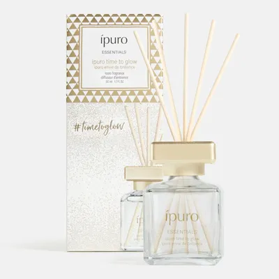 Produktbild von ipuro Essentials TIME TO GLOW Raumduft mit Stäbchen 50 ml - Raumerfrischer mit T