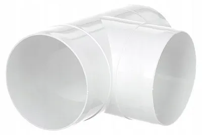 Produktbild von Dospel Lüftungs-T-Stück D/TO Dm125 für Rundkanal PVC