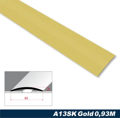 Produktbild von Effector Übergangsprofile aus eloxiertem Aluminium - Übergangsschiene Bodenleiste - (0,93 Meter gold) Fußleisten Türleisten Zierwerk Fugenleiste