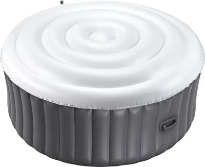 Zdjęcie produktu dla VEVOR Nadmuchiwany pokrowiec na wannę z hydromasażem 164,5 cm okrągły, ochrona pokrowca, izolowane pokrowce na spa, odporny na warunki atmosferyczne i wodoodporny energooszczędny pokrowiec biały
