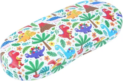 Zdjęcie produktu dla Etui na okulary, twarde, uniwersalne, z motywem dinozaurów, do ochrony okularów