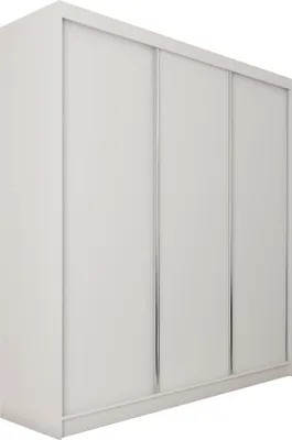 Produktbild von Masseno Schiebetürenschrank SOFIA 180 cm Kleiderschrank Schlafzimmer Schrank 3-türig Weiß